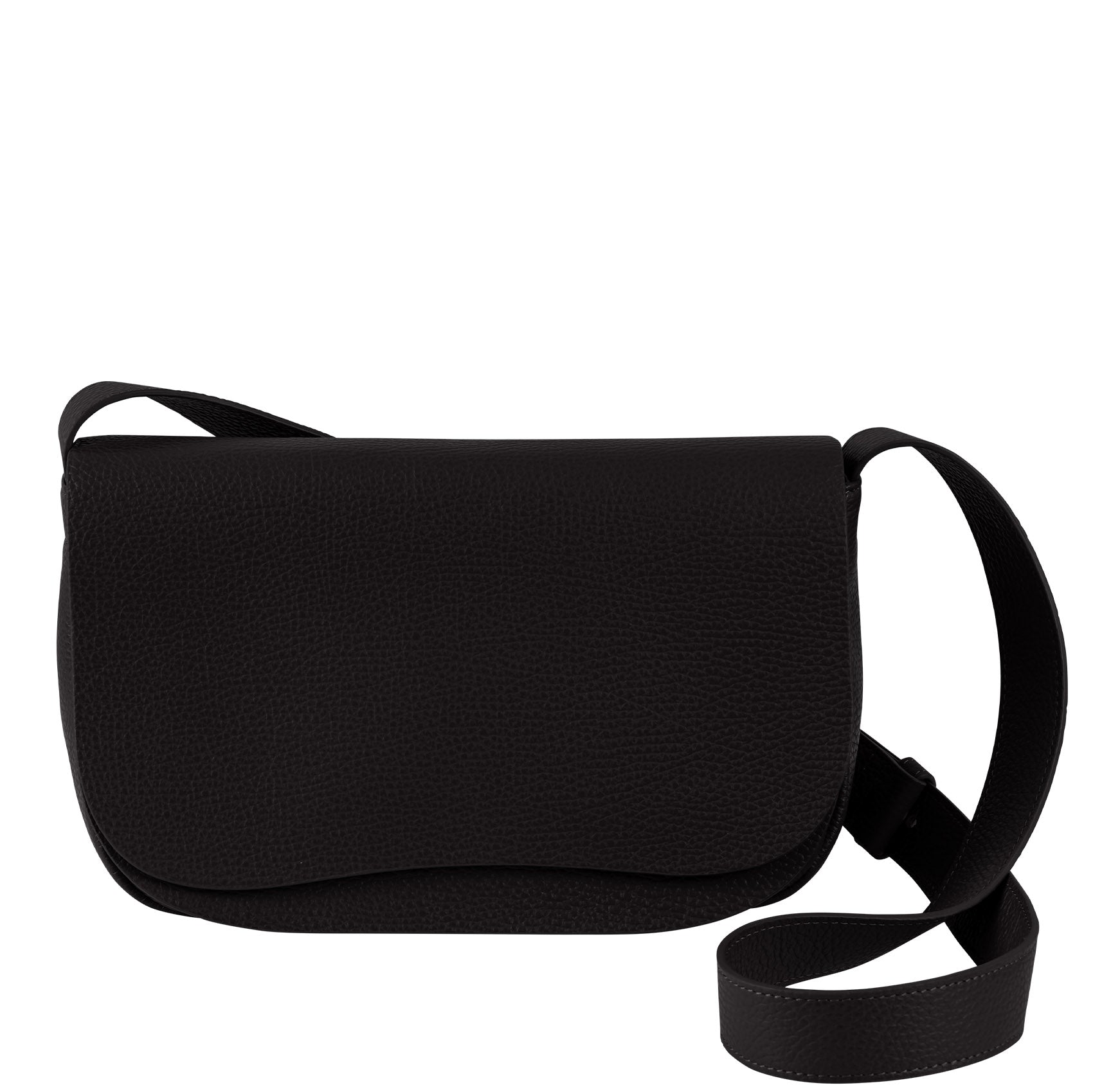 Double Flap Bag schwarz