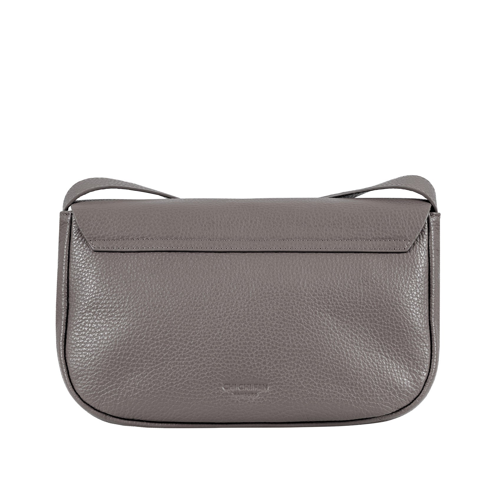 Double Flap Bag lichtgrau