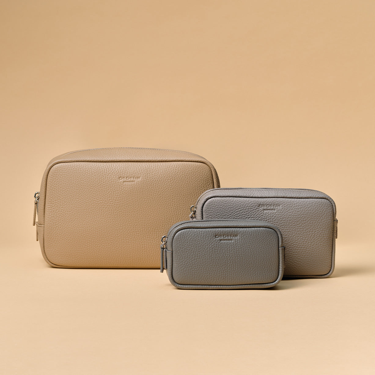 Travel Bag, Kosmetiktasche groß und Kosmetiktasche klein