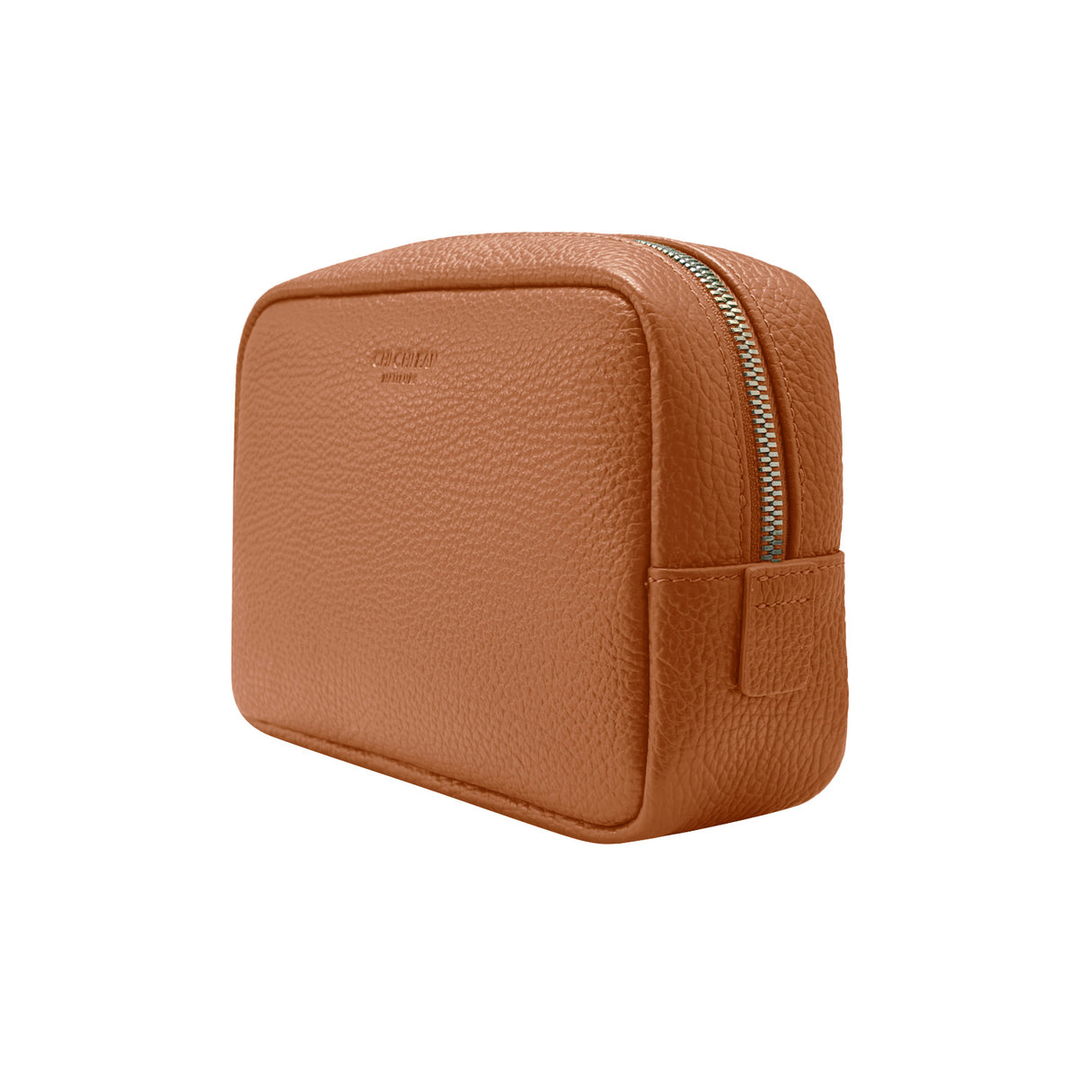 Kosmetiktasche gross caramel