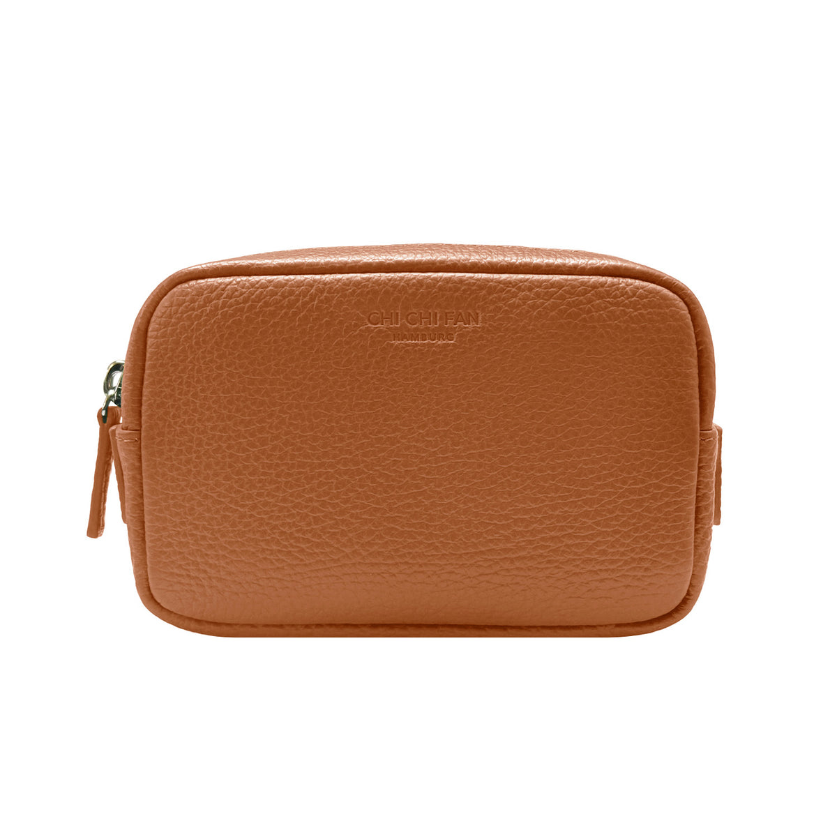 Kosmetiktasche klein caramel
