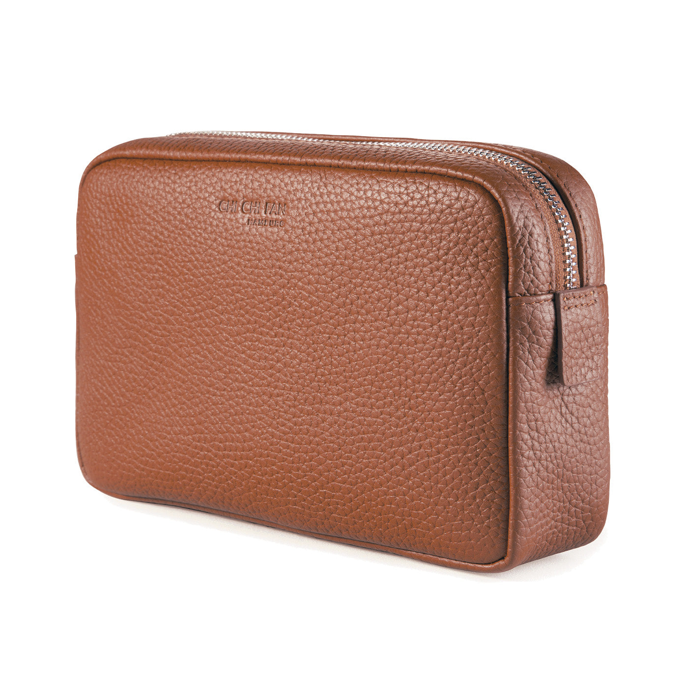 Kosmetiktasche gross caramel